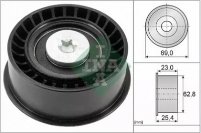 WILMINK GROUP wg1097468 -  Паразитный / Ведущий ролик, зубчатый ремень